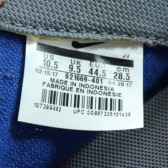 Nike Men's Tanjun Racer Running Shoe Blue Low Top Mesh Athletic Sneaker Sz 10.5 - Picture 8 of 8